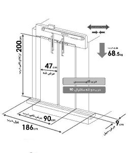 مشخصات درب تمام اتومات سانترال کابین 90 دولته یاران