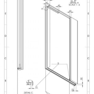 درب نیمه کابین دولته یاران-آسانسورمن