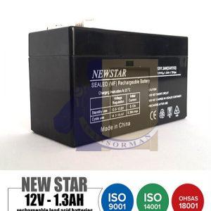 باتری 12 ولت 1.3 آمپر NEWSTAR-آسانسورمن