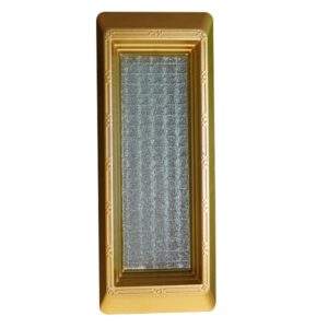 قاب و شیشه درب آسانسور سه قاب (8*30)-آسانسورمن